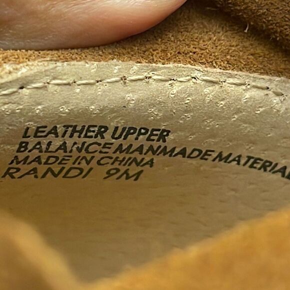 Crown Vintage Womens Suede Randi Fringe Heeled Ankle Boots Camel Size 9M NWOT - Picture 11 of 11